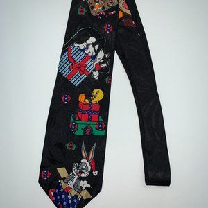 Looney Tunes Bugs Bunny Holiday Christmas Tie
